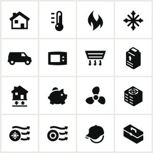 Heating and Cooling Icons